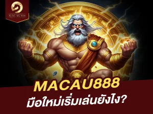 เริ่มเล่น MACAU888 ได้อย่างไร? มือใหม่ก็ทำได้!